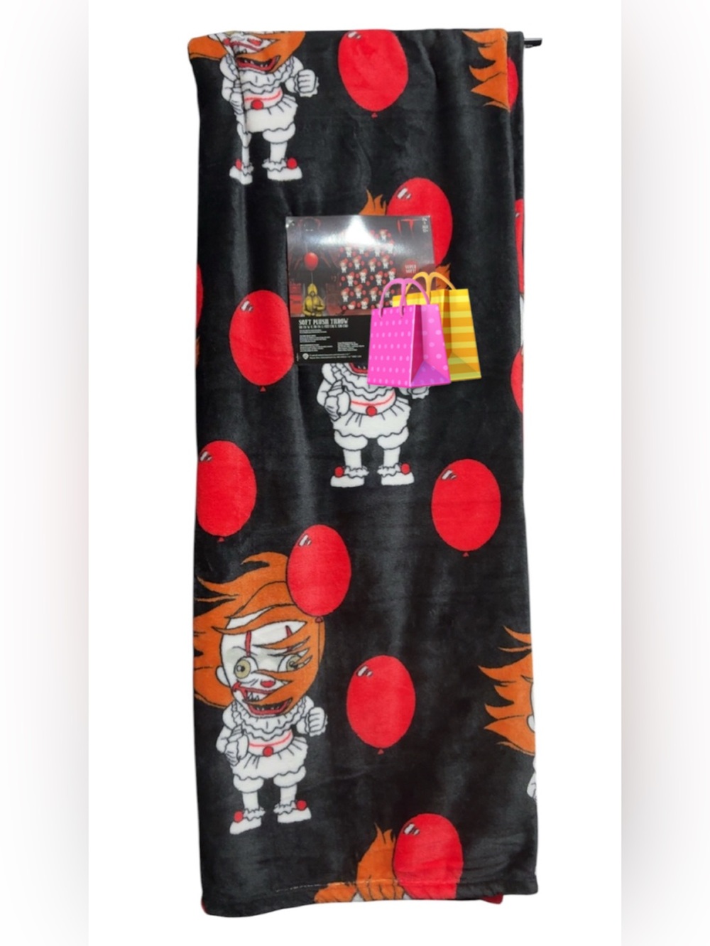 Pennywise Halloween Throw Blanket